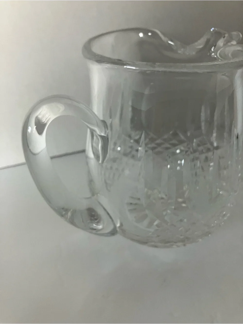 Waterford Crystal Clear Cut Glass Pitcher